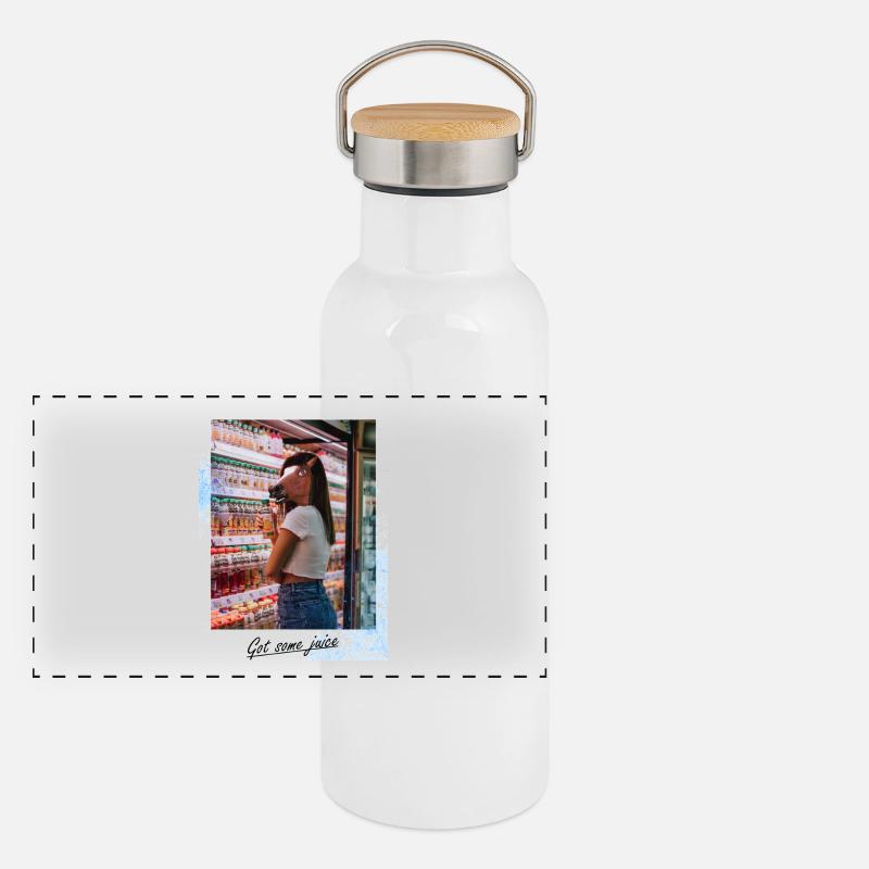 Got some juice Panorama Thermosflasche mit Bambusdeckel