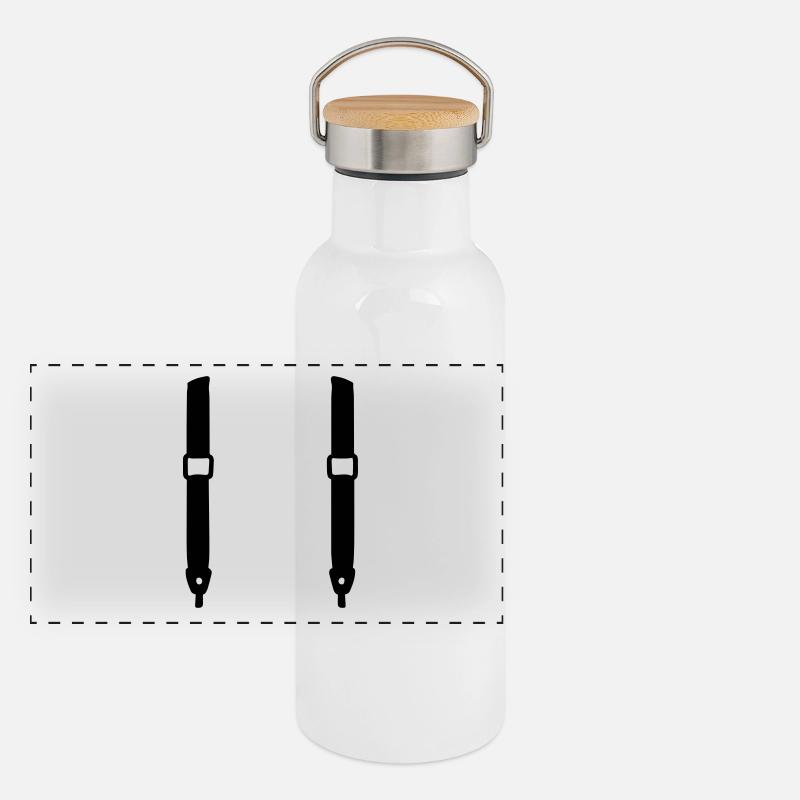 suspenders Panoramic Thermal Bottle with Bamboo Lid