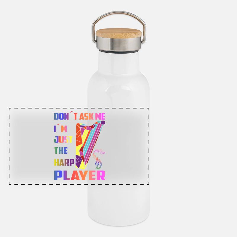 Harp Players Panoramic Thermal Bottle with Bamboo Lid