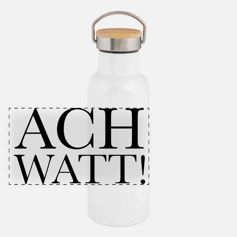 Oh watt Panoramic Thermal Bottle with Bamboo Lid