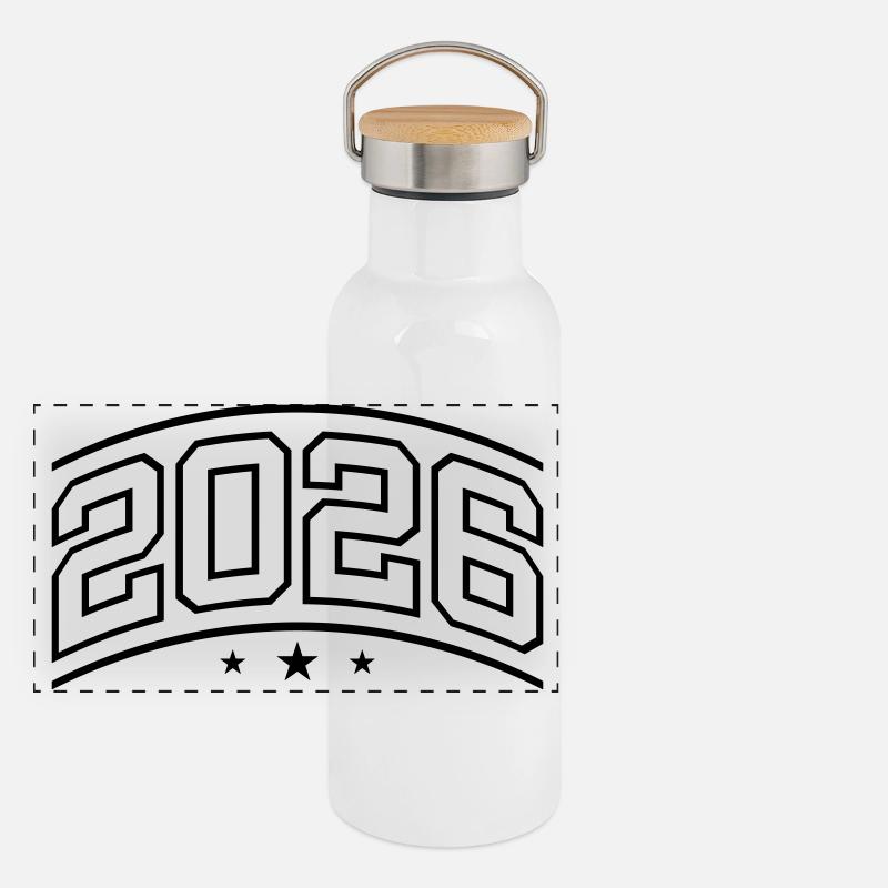 2026 Element Panorama Thermosflasche mit Bambusdeckel