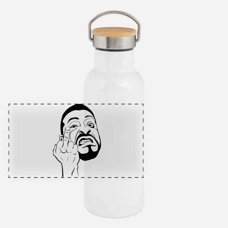 Salut vom Koksmann Panorama Thermosflasche mit Bambusdeckel