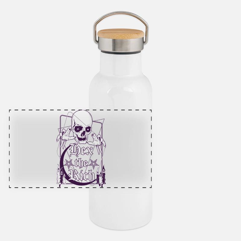 Hex le Riche Gourde isotherme avec bouchon en bambou