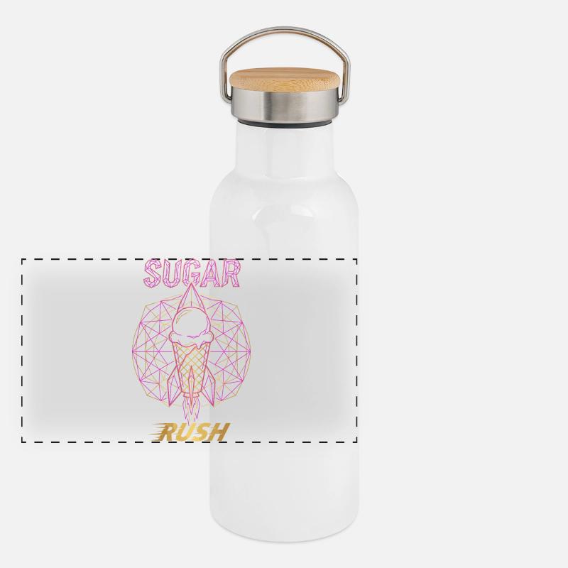 Sugar Rush Eis Rakete Panoramic Thermal Bottle with Bamboo Lid