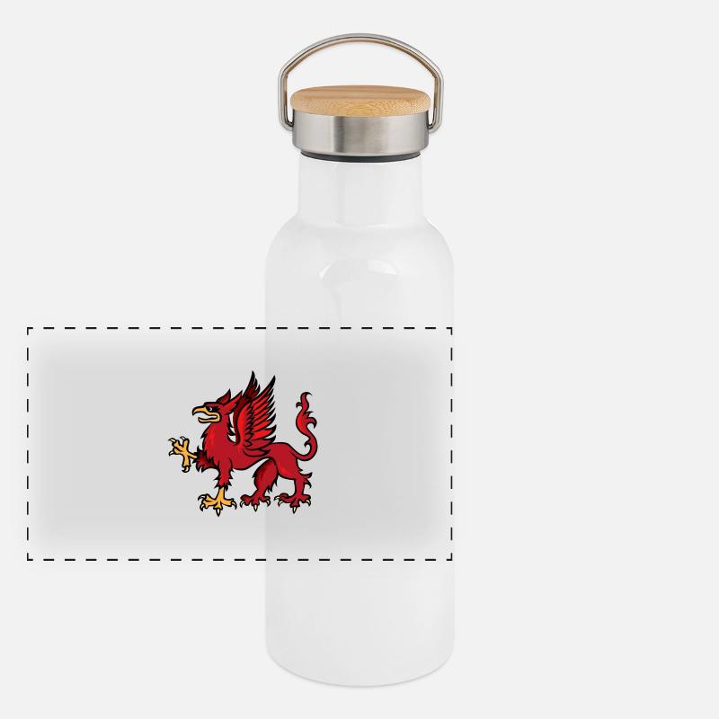 Griffin Panorama Thermosflasche mit Bambusdeckel