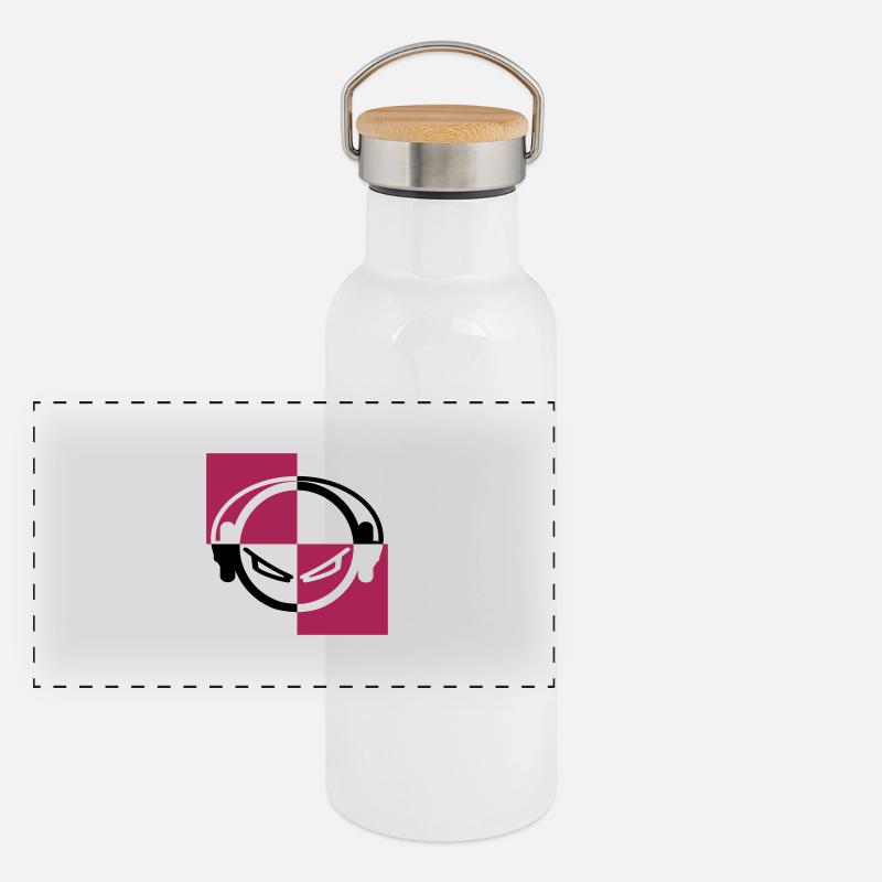 dj Panoramic Thermal Bottle with Bamboo Lid