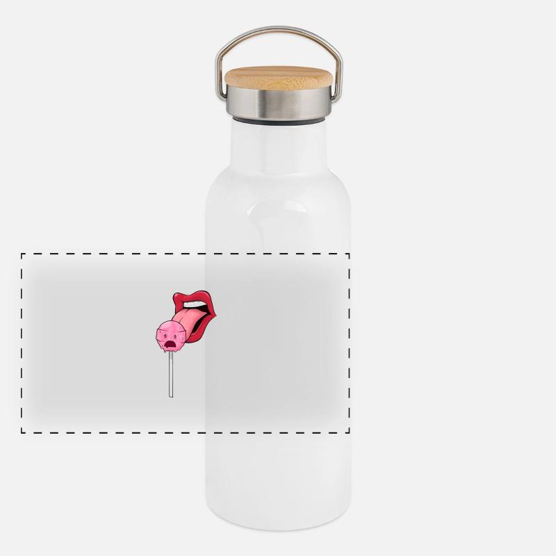 Sexualized Panoramic Thermal Bottle with Bamboo Lid