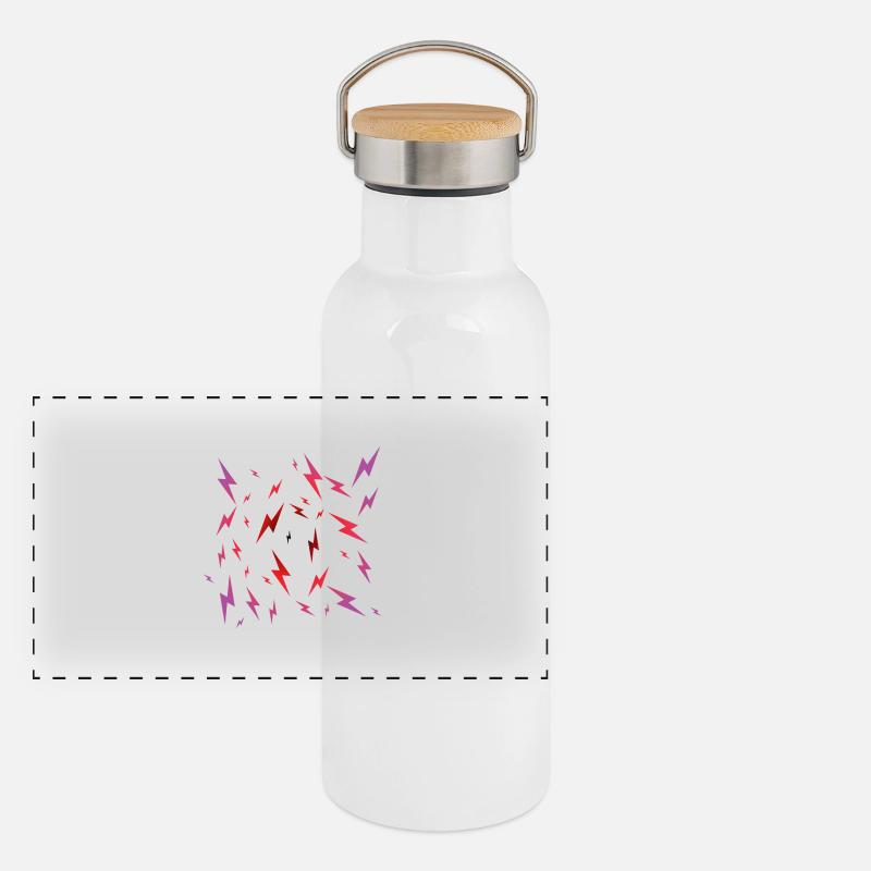 Emo Lightning Panoramic Thermal Bottle with Bamboo Lid