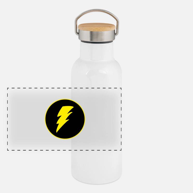 Eclair Panorama Thermosflasche mit Bambusdeckel