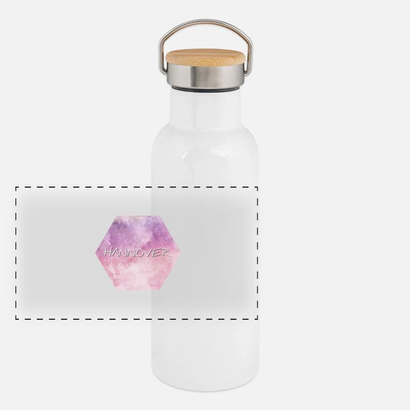 Hanovre Gourde isotherme avec bouchon en bambou