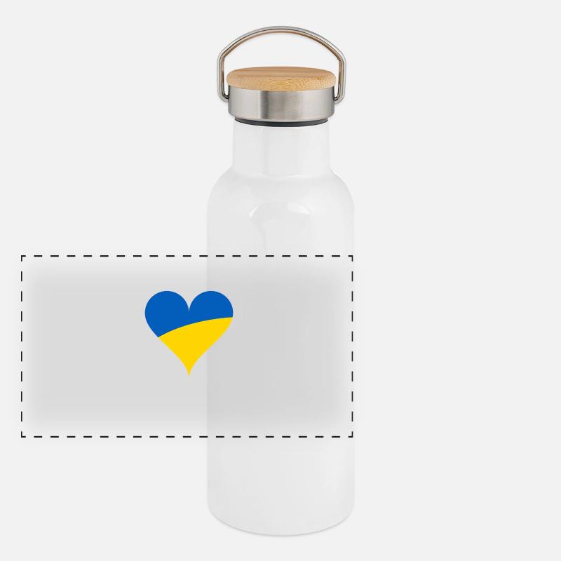 Ucraina Thermos con coperchio in bambù