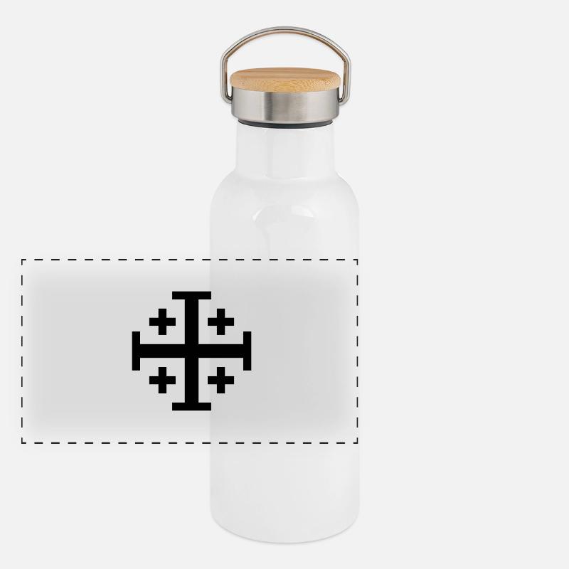 Christianity Collection Panoramic Thermal Bottle with Bamboo Lid