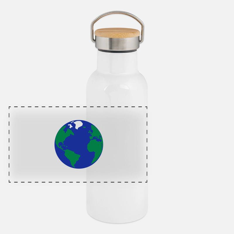 Terre Gourde isotherme avec bouchon en bambou