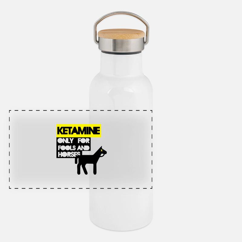 KETAMINE Gourde isotherme avec bouchon en bambou