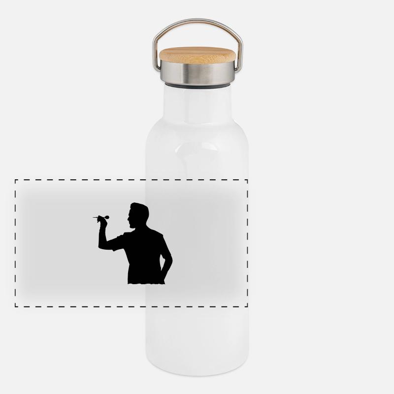 Darts eu Panoramic Thermal Bottle with Bamboo Lid