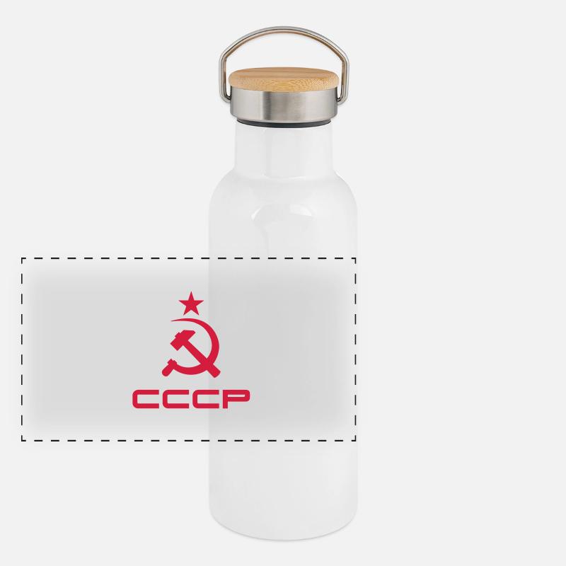 URSS__V003 Panoramic Thermal Bottle with Bamboo Lid