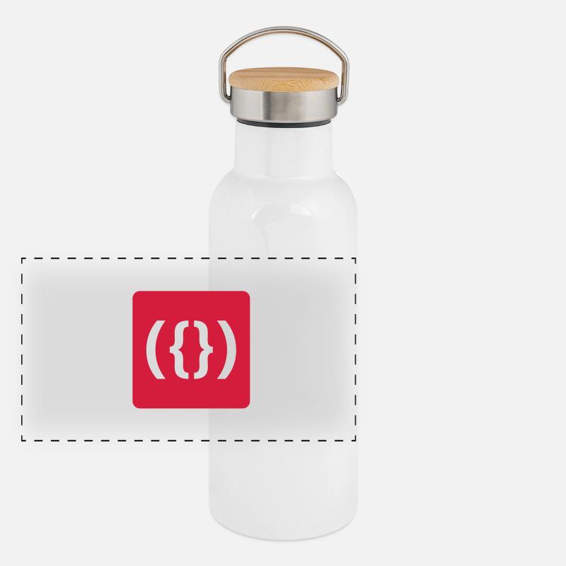 Pussy Addict! Panoramic Thermal Bottle with Bamboo Lid