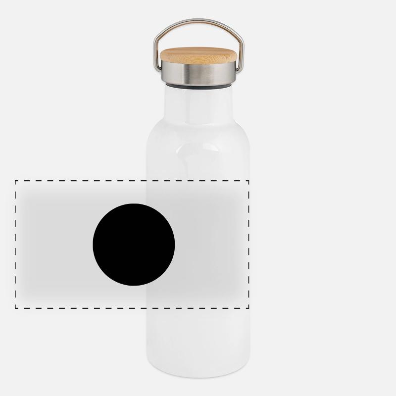 Très Dot Gourde isotherme avec bouchon en bambou