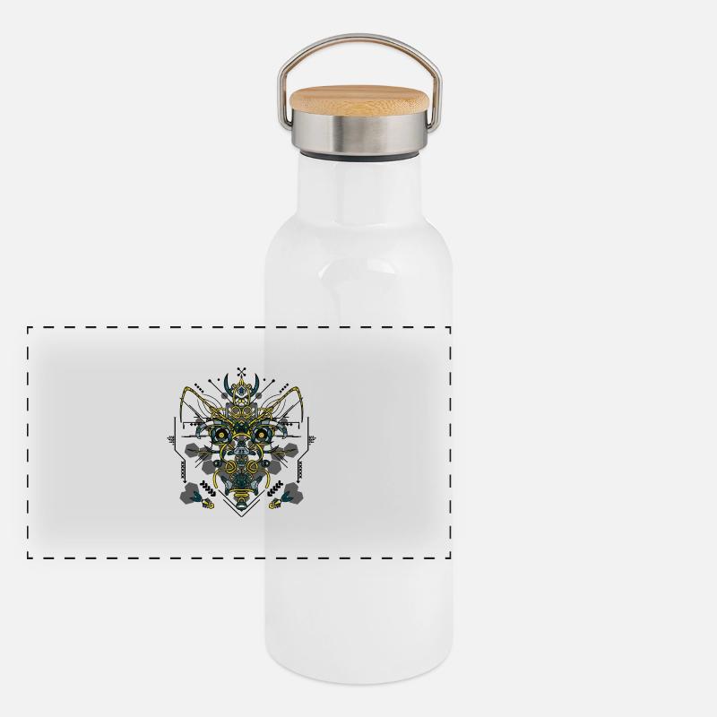 TECHNO Gourde isotherme avec bouchon en bambou
