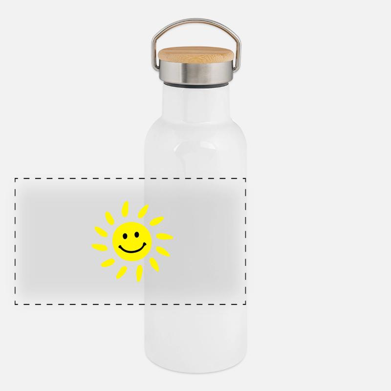 sonne__f2 Gourde isotherme avec bouchon en bambou