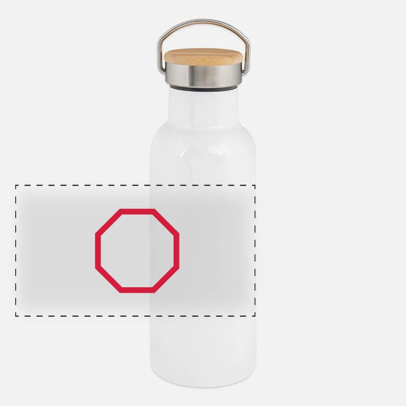 Stop Panoramic Thermal Bottle with Bamboo Lid
