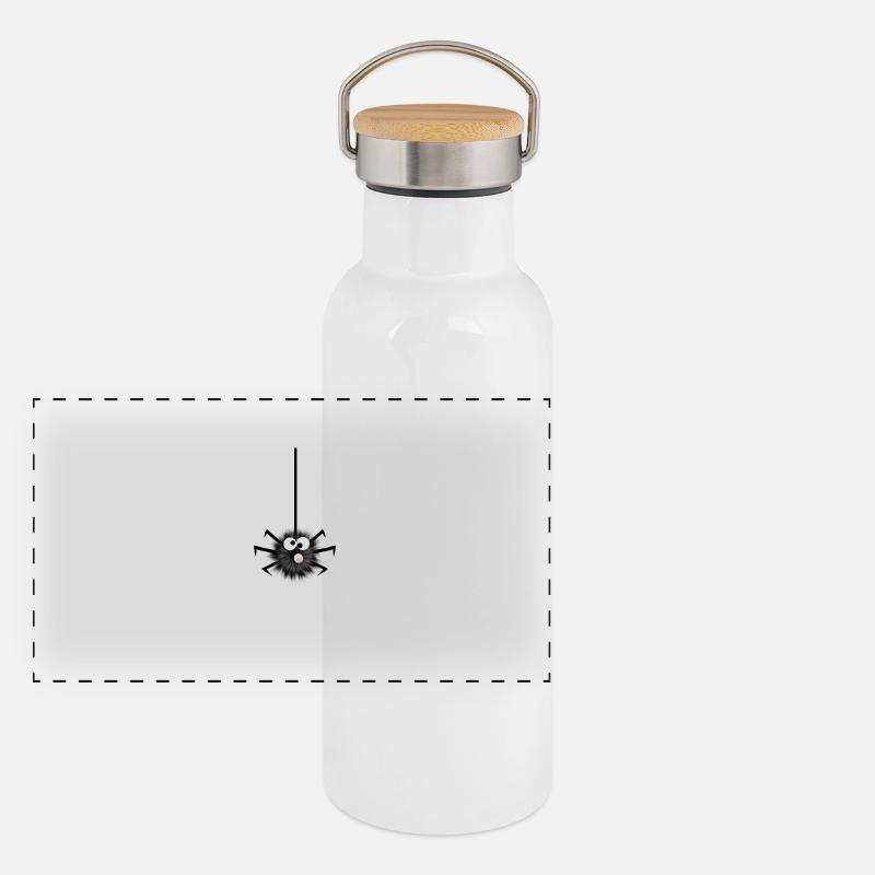 Panorama Thermosflasche mit Bambusdeckel