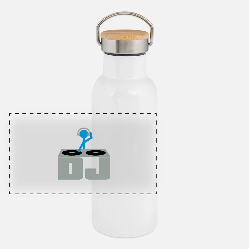 DJ Panoramic Thermal Bottle with Bamboo Lid