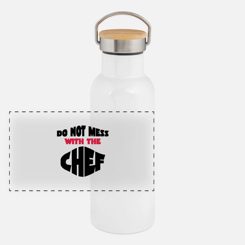 chef Panoramic Thermal Bottle with Bamboo Lid
