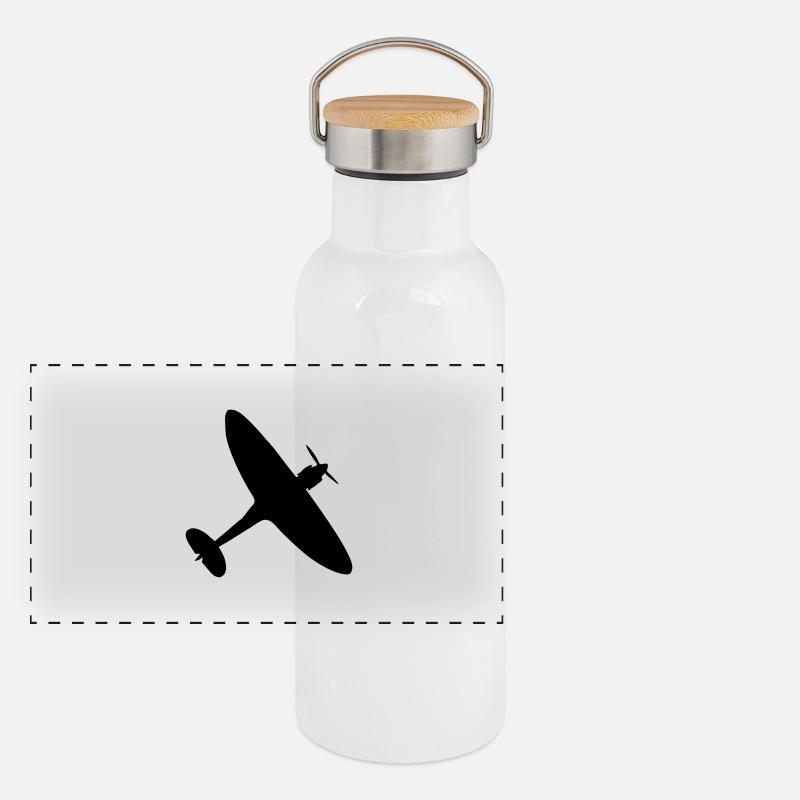 Spitfire Panoramic Thermal Bottle with Bamboo Lid