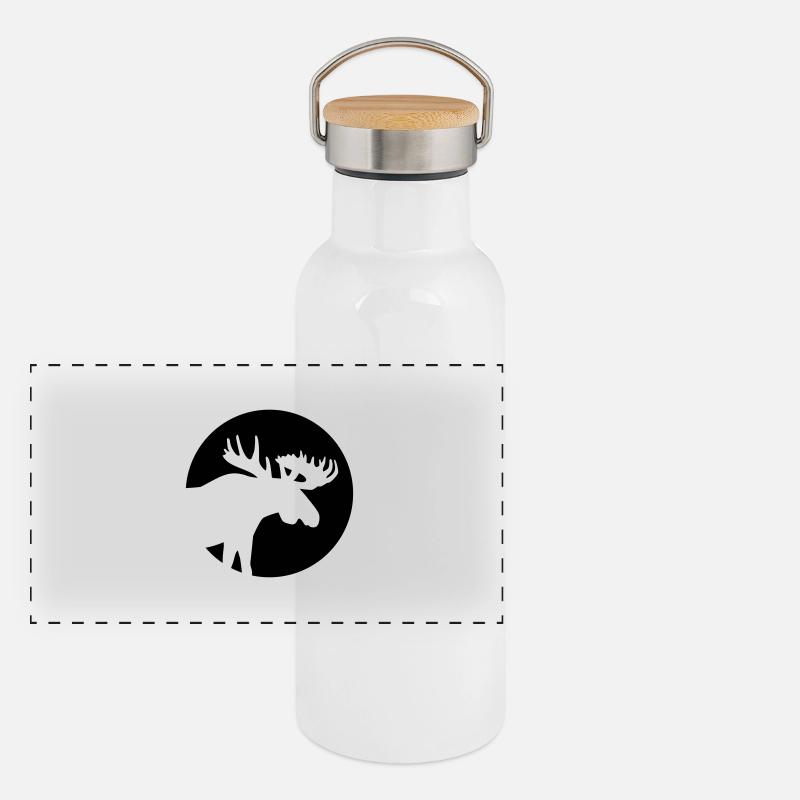 Elk Panoramic Thermal Bottle with Bamboo Lid