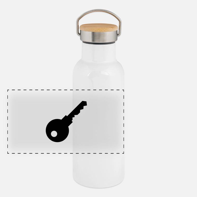 Key Panoramic Thermal Bottle with Bamboo Lid