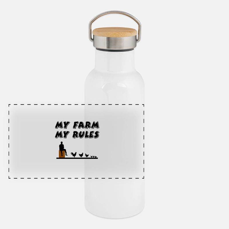 Farm Panoramic Thermal Bottle with Bamboo Lid