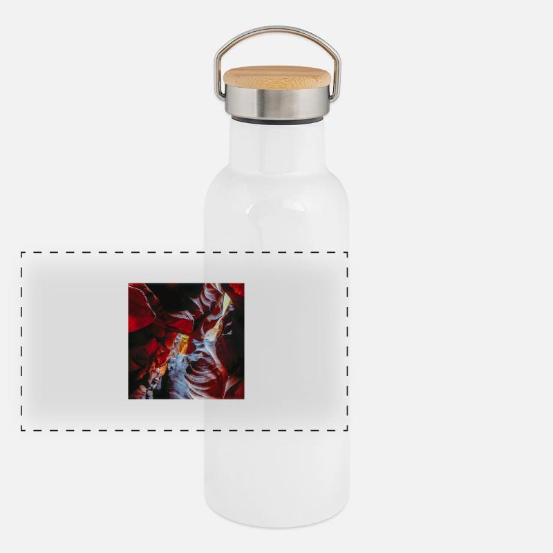 Antelope Canyon Panoramic Thermal Bottle with Bamboo Lid