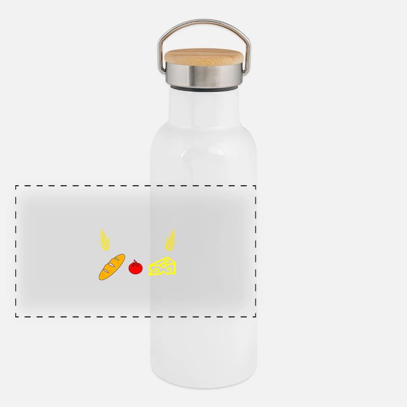 Bauer Panorama Thermosflasche mit Bambusdeckel