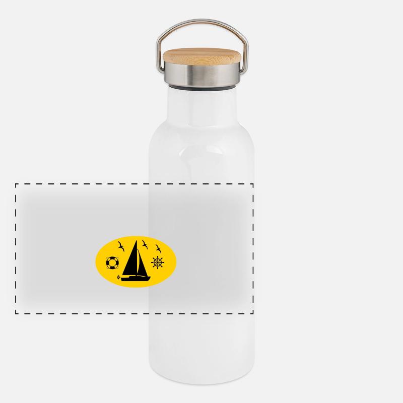 Voile Gourde isotherme avec bouchon en bambou