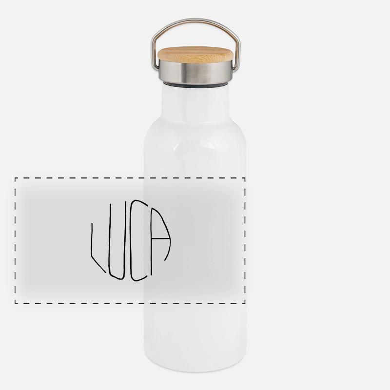 Luca Panoramic Thermal Bottle with Bamboo Lid