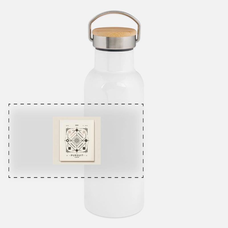 geo pursuit crew Panoramic Thermal Bottle with Bamboo Lid