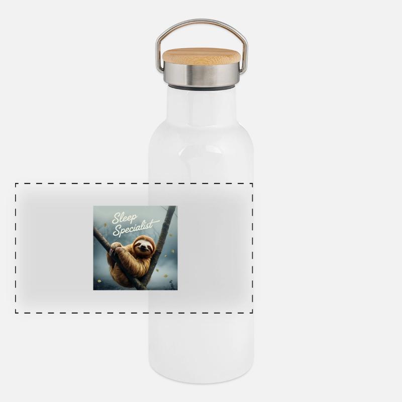sleeping specialist Panoramic Thermal Bottle with Bamboo Lid
