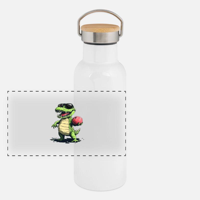 Cool Crock Panorama Thermosflasche mit Bambusdeckel
