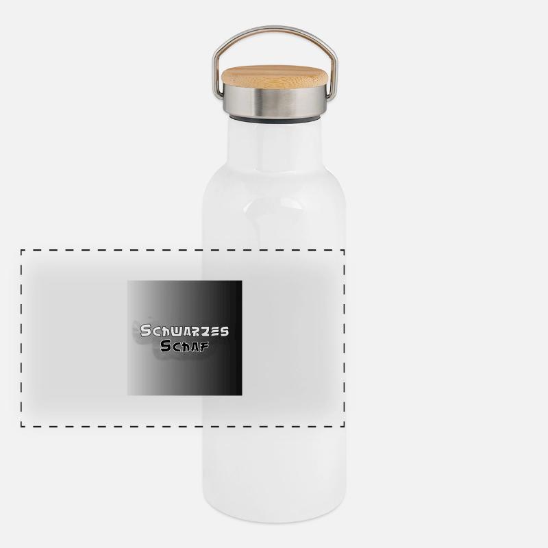 Black sheep Panoramic Thermal Bottle with Bamboo Lid