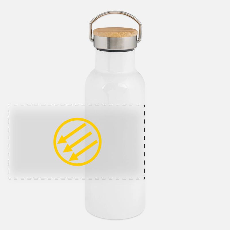 Turning Pfeile Panoramic Thermal Bottle with Bamboo Lid