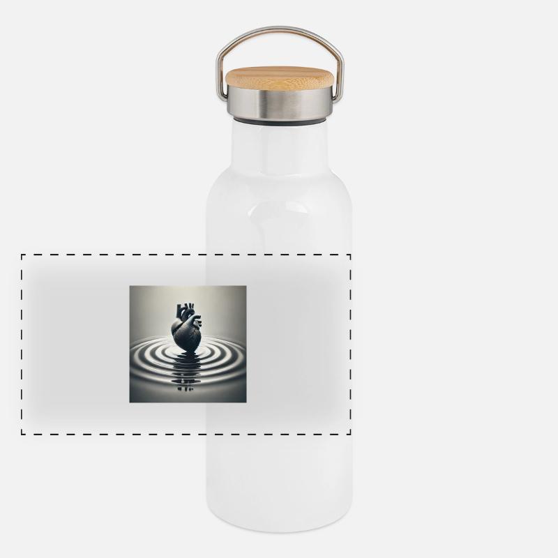 Submergé Gourde isotherme avec bouchon en bambou