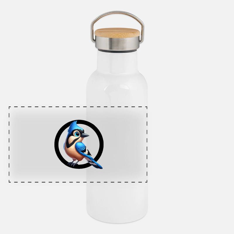 Jay 3d Panoramic Thermal Bottle with Bamboo Lid