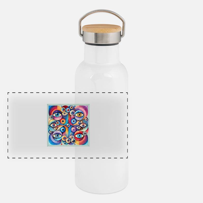 DANTE ALEGRIA Panorama Thermosflasche mit Bambusdeckel