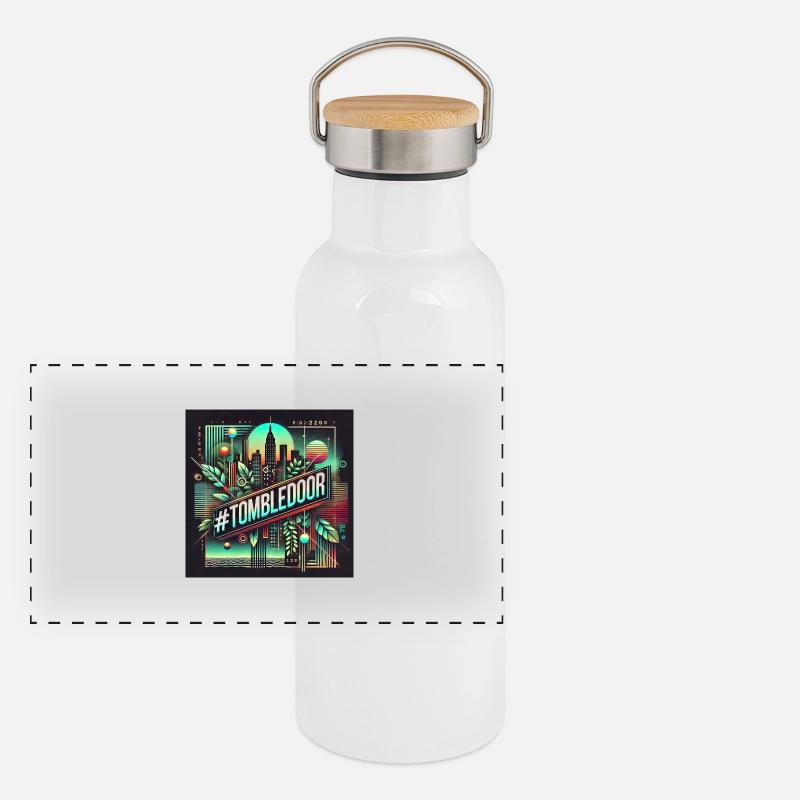 1000013524 Panorama Thermosflasche mit Bambusdeckel