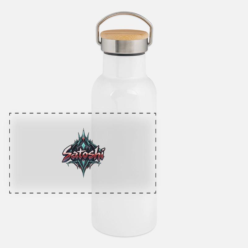 Satoshi Panorama Thermosflasche mit Bambusdeckel