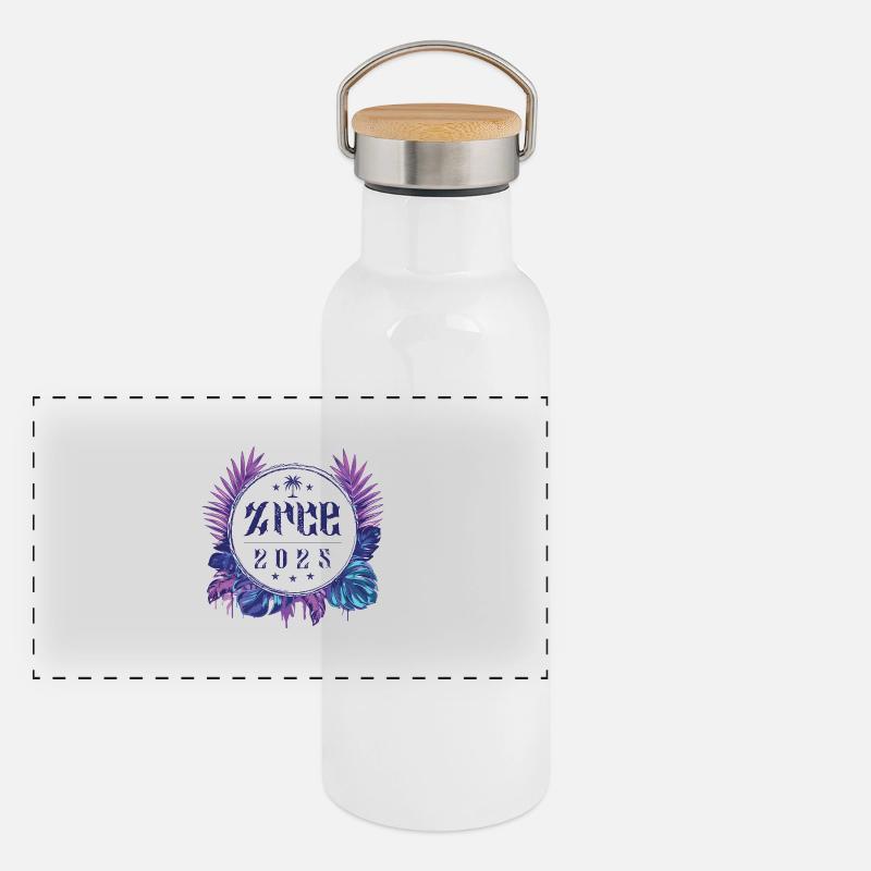 Zrce 2025 Panoramic Thermal Bottle with Bamboo Lid