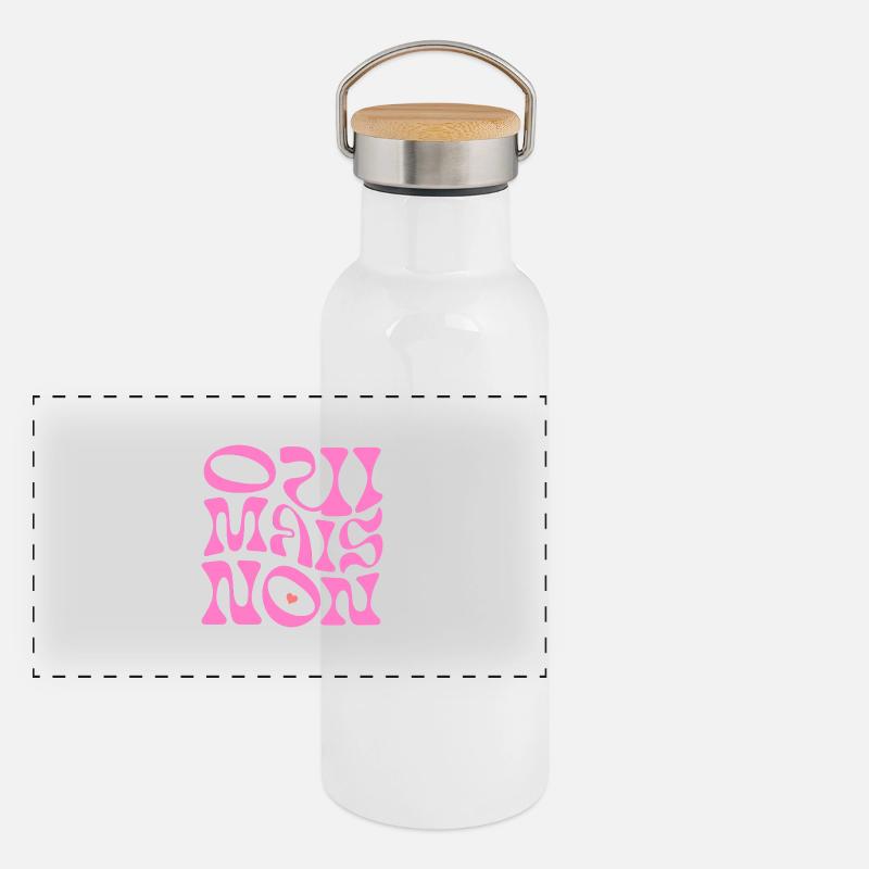 maize non Panoramic Thermal Bottle with Bamboo Lid