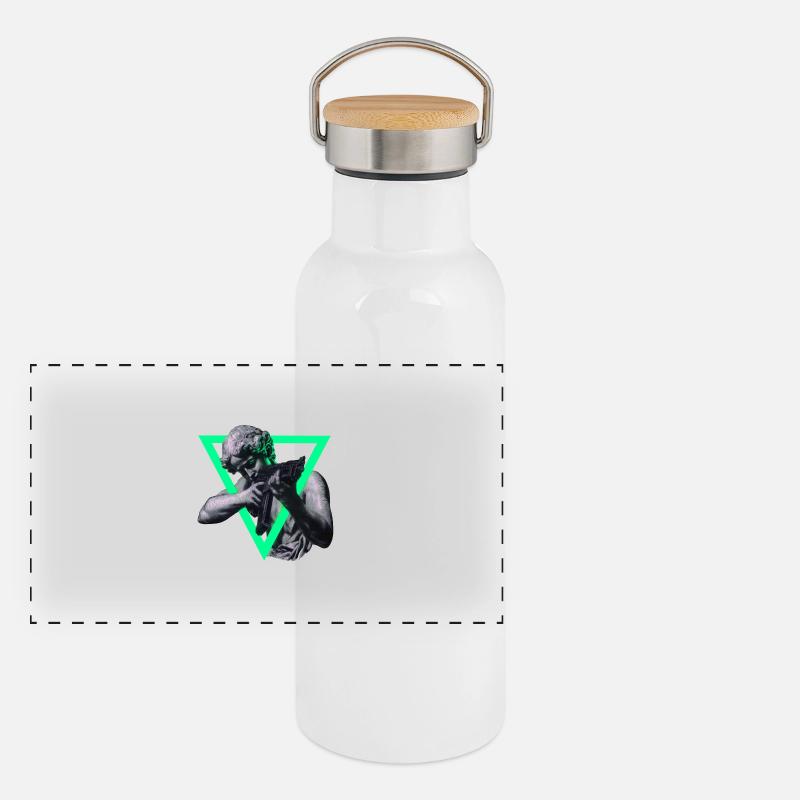 Nas Gourde isotherme avec bouchon en bambou