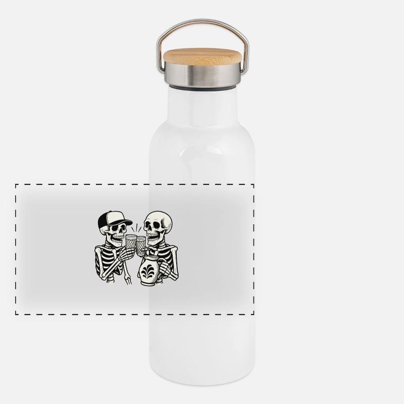 Bembel Buddies Panoramic Thermal Bottle with Bamboo Lid